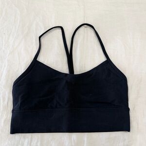 Lululemon Flow Y Black Sports Bra
